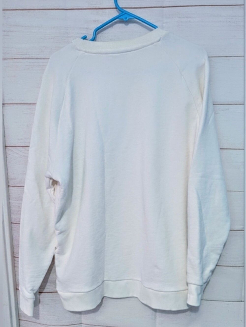 Vintage Adidas Off  White and Black Logo Sweatshirt Size XL - Picture 2 of 8